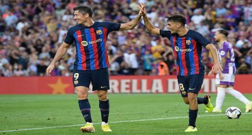 تشكيل برشلونة.. ليفاندوفسكي يقود الهجوم أمام أوساسونا